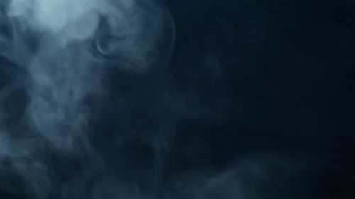 Abstract Blue and White Fog Motion Background