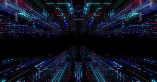 AI artificial intelligence and ML machine learning abstract concept