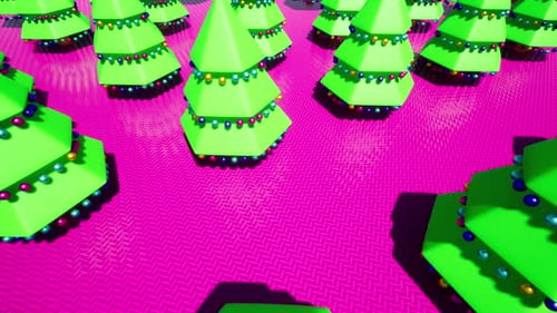 Grüne Weihnachtsbäume aus Kunststoff, Weihnachtsdeko, Wald, Weihnachtsdeko