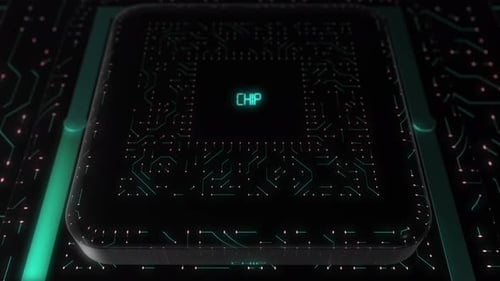 Chip de placa de circuito digital