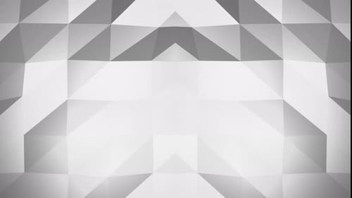 Abstract Geometric Light Grey Polygonal Background Loop