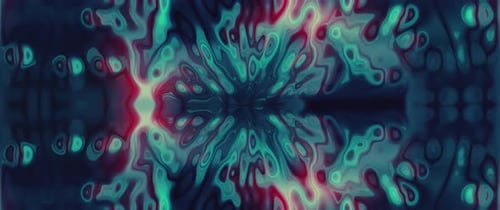 Abstract Fluid Liquid Loop Background with Vibrant Colors