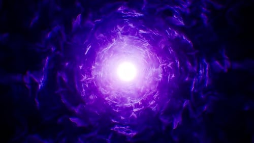 Plasma Tunnel Loop 4K