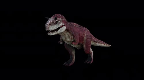 Promenade de dinosaures Carnotaurus