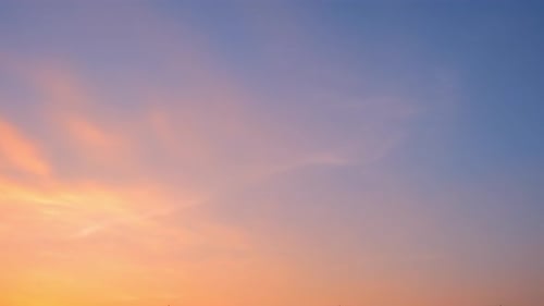 Beautiful Pink and Blue Sky at Sunrise