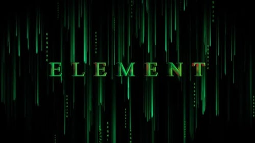 Cascading Digital Code Stream Text Reveal