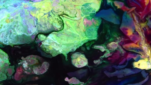 Abstract Colorful Fluid Swirl Background