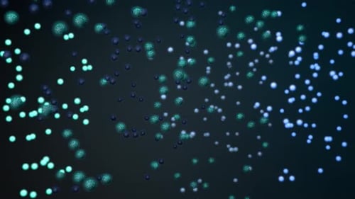É uma animação Ultra HD de fundo de bolas rotativas adequada para Cinematográfico