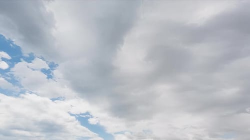 Clouds Time Lapse with Rain