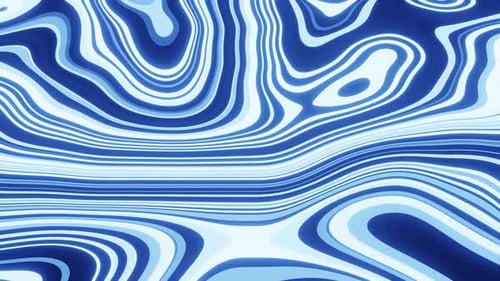 Blue Ice Wave Colored Background Vj Loop HD