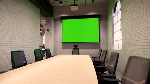 Interior Empty Modern Loft Office open space