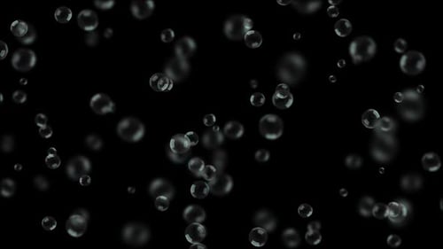 Bubbles Falling