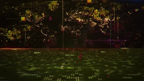 Nachrichten-Hintergrund 4k Loop