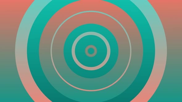Gradient seamless looped animated background. Circle ring minimal ...