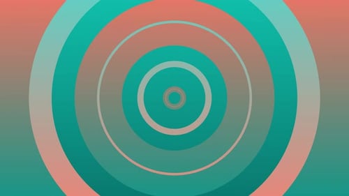 Gradient seamless looped animated background. Circle ring minimal animation.