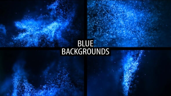 Abstract Blue Glowing Particles Fluid Backgrounds Pack, Backgrounds ...