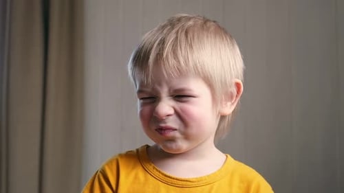 Displeased Child's Portrait
