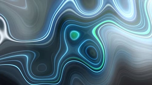 Abstract Fluid Neon Lines Motion Background