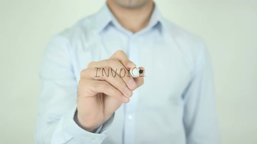Invoice, Writing On Screen