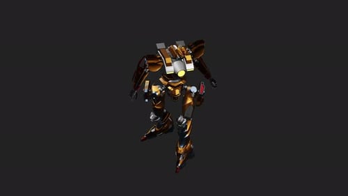 Defense Robot with style Idle