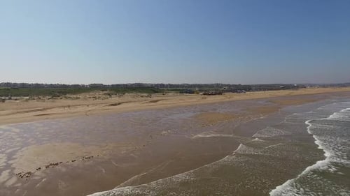 Gezeiten am Strand