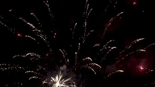 Feux d'artifice colorés