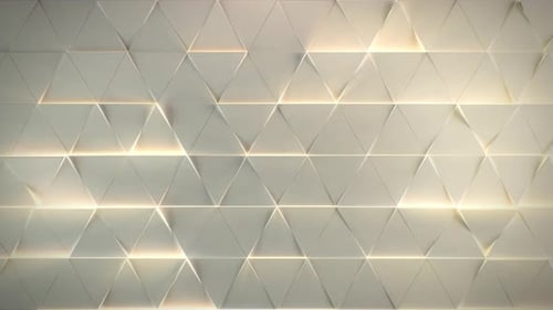 Glowing Triangles Wall Loop