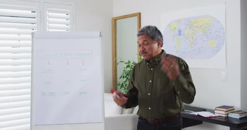 Adult Explaining Grammar in a Classroom Setting