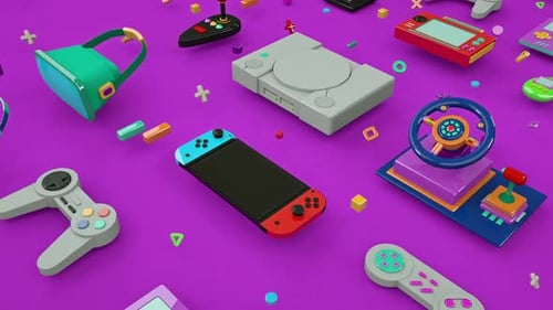 Video Game Device Background