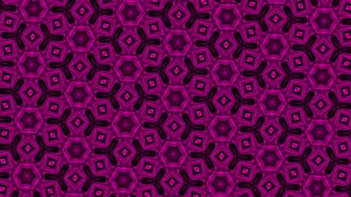 Animated Abstract Magenta Geometric Kaleidoscope Loop Background