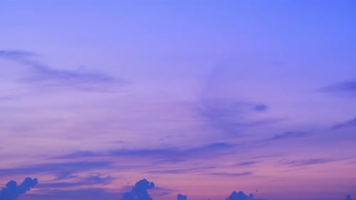 Beautiful Sunset or Sunrise Sky Time Lapse