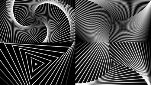 Pacote de fundo de design triangular