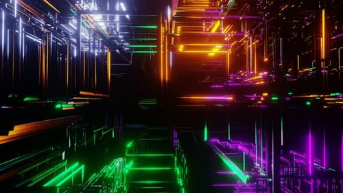 A Prism Of Luminous Lines 4K H.264