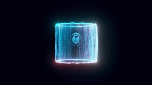 Tree Stump Hologram 4k