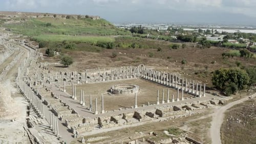 Ancient Ruins Perge Historic City