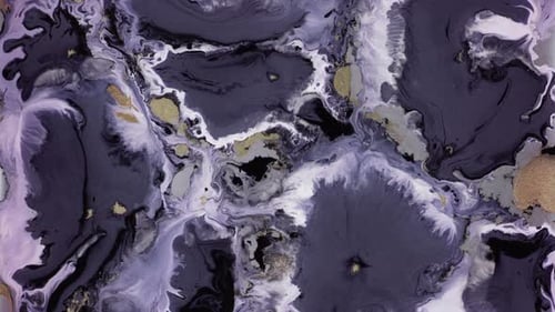 Abstract Fluid Art Background with Swirling Colors