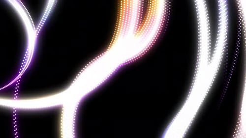 Gradient dot line glowing tech background