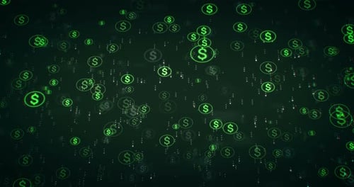 Digital Dollar Signs Rising