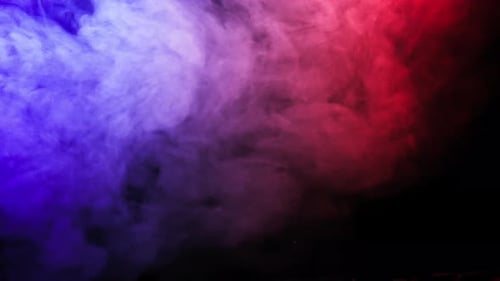 Colorful Abstract Smoke Clouds with Dynamic Motion