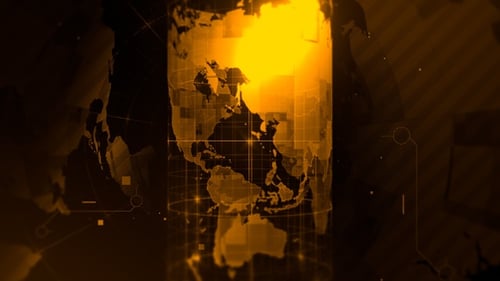 Dynamic Global Earth Technology Background Animation