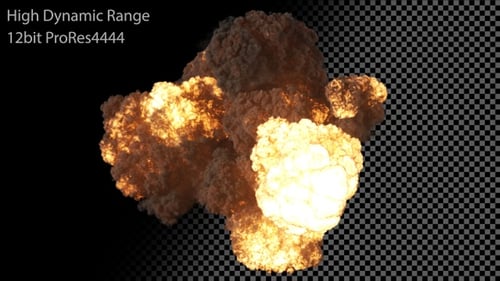 Big Explosion from Top 4K