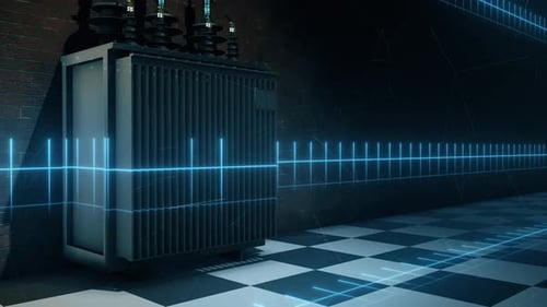 Transformer The Equipment Used To Raise Or Lower Voltage, High Voltage Power Station 4k