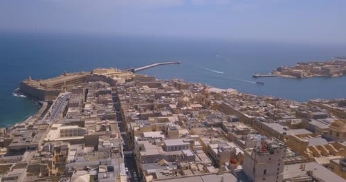 ancient capital city of Valletta in Malta