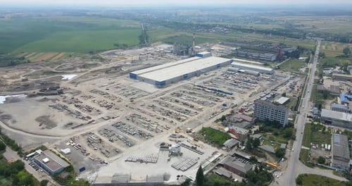 The Plant Is A Fuel Production Giant In Ukraine. Territory Of Large Industrial Production