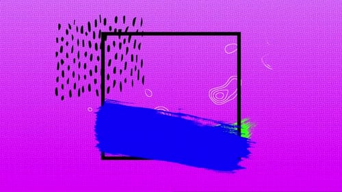 Retro 80s style animation