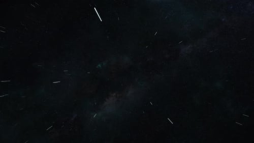 Fast Flying Through Starfield Space Warp Speed Animation