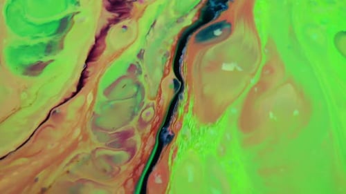 Vibrant Swirls of Abstract Color