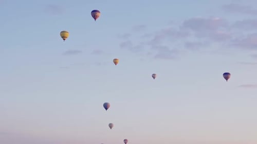 Hot air balloons in Cappadocia Turkey