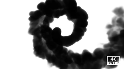 Fluid Ink Swirl Dissolve Motion Transition