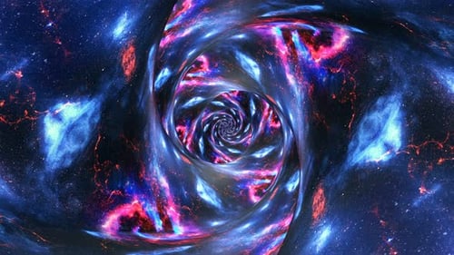 In ein verträumtes Universum voller Sterne und Galaxien, schleifbar